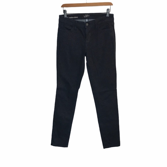 LOFT Denim - Ann Taylor LOFT Modern Skinny Jeans Blue Gold 27 4